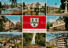 72786643 Bad Kreuznach Nahepartien Bruecke Teilkansichten Panorama Fontaene Kurh - Bad Kreuznach