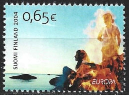 Finland 2004. Scott #1217 (U) Europa, People Around Campfire - Used Stamps