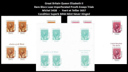 1999 USA UN World Leaders Millennium Summit - UK Great Britain Royal Family Queen Elizabeth - Rare Set MNH - Otros & Sin Clasificación