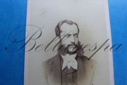 C.D.V. Carte De Visite. Atelier Portret Photo Studio  A.C.BAUDELAIRE Strasbourg -Barbu - Geïdentificeerde Personen