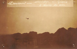 Gisors Aviation * Carte Photo * Atterrissage Aviateur DAUCOURT à 8heures Du Soir * Avion * Photographe Paul LAMAURY - Gisors