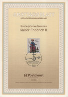 Germany Deutschland 1994-18 800. Geburtstag Von Kaiser Friedrich II, Frederick II, Holy Roman Emperor, Canceled In Bonn - 1991-2000