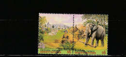 Nations Unies (Vienne) YT 232/3 Obl : Travaux Des Champs , éléphants - 1996 - Used Stamps