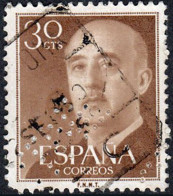 Madrid - Perforado - Edi O 1147 - "CTNE" (Telefónica) - Oblitérés