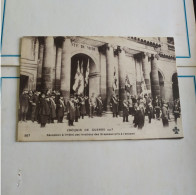 CPA Croquis De Guerre 1915 - Réception à L'hôtel Des Invalides Des Drapeaux Pris à L'Ennemi - N°507 - Carte Très Animée - War 1914-18