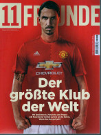 11 Freunde Magazine Germany 2016 #178 Zlatan Ibrahimovic Mitchell Weiser Schachtar Donezk - Non Classés