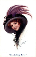 K1405 - Illustrateur - FEMME - BEWITCHING EYES - Altri & Non Classificati