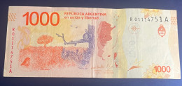 Argentina Banknote Reeplacement 1000 Pesos, 2020/2, P 366, AXF. - Argentinië