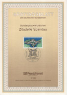 Germany Deutschland 1994-19 400 Jahre Zitadelle Spandau, Canceled In Bonn - 1991-2000