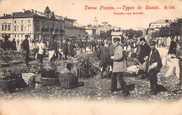 Types Of Russia - MOSCOW - The Market, Neglinnaya Street, Hermitage Restaurant On The Left - Publ. Scherer, Nabholz And  - Rusia