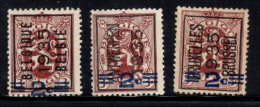 Setje Typo's 1935 - Heraldieke Leeuw / Lion Heraldique  - O/used - Typo Precancels 1929-37 (Heraldic Lion)
