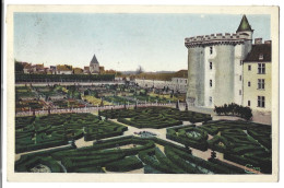 37  Villandry - Le Chateau Facade Sud Au Fond L'eglise Et Le Village - Other & Unclassified