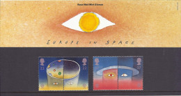 Great Britain 1991 - Europa CEPT, Europe In Space, Astronomy, Planet, Telescope Observatory - Presentation Pack, Set MNH - Nuevos