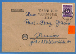 Allemagne Zone AAS 1946 - Lettre De Hannover - G33307 - Autres & Non Classés