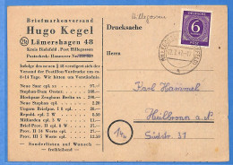 Allemagne Zone AAS 1947 - Carte Postale De Hillegossen - G33298 - Autres & Non Classés