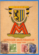 Allemagne Zone AAS 1948 - Carte Postale De Leipzig - G33287 - Other & Unclassified