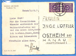 Allemagne Zone AAS 1947 - Carte Postale De Hanau - G33289 - Otros & Sin Clasificación