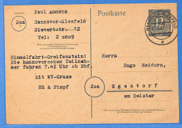 Allemagne Zone AAS 1947 - Entier De Hannover - G33290 - Sonstige & Ohne Zuordnung