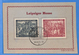 Allemagne Zone AAS 1949 - Carte Postale De Leipzig - G33274 - Andere & Zonder Classificatie