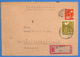 Allemagne Zone AAS 1947 - Lettre Einschreiben De Essen - G33257 - Other & Unclassified