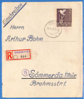 Allemagne Zone AAS 1947 - Lettre Einschreiben De Sommerda - G33256 - Altri & Non Classificati