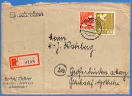 Allemagne Zone AAS 1947 - Lettre Einschreiben De Dresden - G33255 - Otros & Sin Clasificación