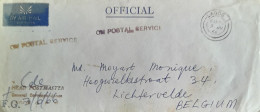 Nigeria : Brief - Lettre From The "On Postal Sevice" Lagos 1966  To Belgium ( Lichtervelde ) - Nigeria (1961-...)