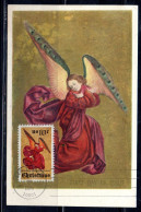 USA STATI UNITI 1974 CHRISTMAS NATALE NOEL WEIHNACHTEN NAVIDAD 10c MAXI MAXIMUM CARD CARTE CARTOLINA - Cartoline Maximum