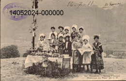 Dauphiné. BOURG D' OISANS. Cpa   - Costumes Du Pays. (cachet De L'Hôtel De La Meije)  (scans Recto-verso) - Bourg-d'Oisans