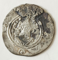 SASANIAN KINGS. Khosro II. 591-628 AD. AR Silver  Drachm  Year 5 Mint AL - Oriental