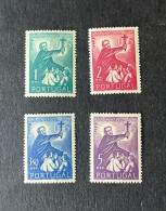(T3) Portugal 1952 S. FRANCISCO XAVIER RELIGION Complete Set - Af. 759/762 - MNH - Nuovi