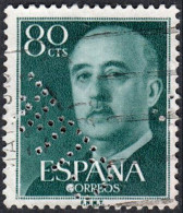 Madrid - Perforado - Edi O 1152 - "CTNE" (Telefónica) - Oblitérés