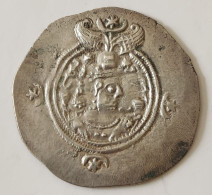 SASANIAN KINGS. Khosrau II. 591-628 AD. AR Silver  Drachm  Year 6 Mint WYHC - Oriental