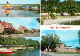 72785084 Alt Schwerin Plauer See Dorfstrasse Bootsanlegestelle Campingplatz Dorf - Andere & Zonder Classificatie