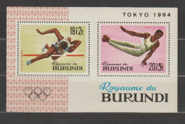 Burundi 1964 Olympic Games Tokyo S/S MNH/** - Blocchi & Foglietti