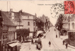 18 CPA VIERZON RUE DE LA REPUBLIQUE - Vierzon