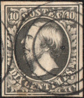 Luxemburg 1852 10 C William III Black Mi 1c - 1852 Guillermo III