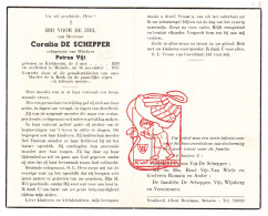 DP Coralia De Schepper ° Kieldrecht Beveren Waas 1889 † Melsele 1957 X Petrus Vijt // Van Wiele Wijnberg Vernimmen - Images Religieuses