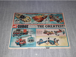 Publicité  Voitures Miniatures Corgi Toys - Advertising