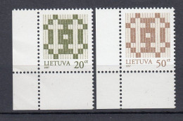 LITHUANIA 1997 Definitive Stamps MNH(**) Mi 647-648 #Lt1116 - Lithuania