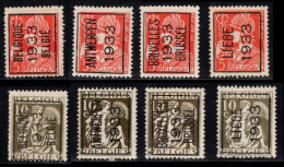 Setje Typo's 1933 - Ceres/Mercurius - O/used - Tipo 1932-36 (Ceres E Mercurio)