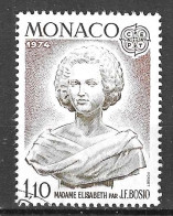 MONACO -1974 - EUROPA - MADAME ELISABETH - F.1,10 - USATO (YVERT 958 - MICHEL 1115) - 1974