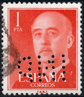 Madrid - Perforado - Edi O 1153 - "INP" (Instituto Nacional Previsión) - Usati