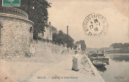 MELUN : QUAI DE LA REINE BLANCHE - Melun