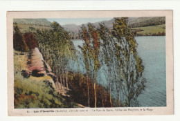 07 . Lac D'Issarlès . Le Pain De Sucre . L'allée Des Peupliers Et La Plage . 1934 - Other & Unclassified