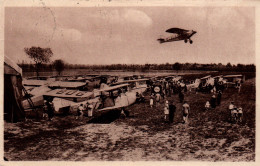 Aérodrome De La Trésorerie à Valence (Chabeui, 26) Meeting Aérien Sur Le Terrain D'Aviation - Carte De 1935 - Aeródromos