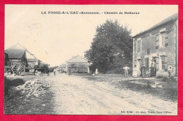 08-Thin Le Moutier- La Fosse A L'eau-chemin De Bellevue-tres Belle Cpa écrite 1909 - Other & Unclassified