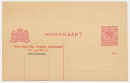 Spoorwegbriefkaart G. NS103-I C - Sterk Versneden - Bovenrand - Postal Stationery