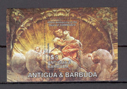 Antigua & Barbuda 1984 Art - Paintings - Correggio MS MNH - Antigua En Barbuda (1981-...)