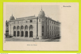 13 MARSEILLE L'Hôtel Des Postes Vers 1904 édit B.F Paris TBE VOIR DOS Non Séparé - Canebière, Centro